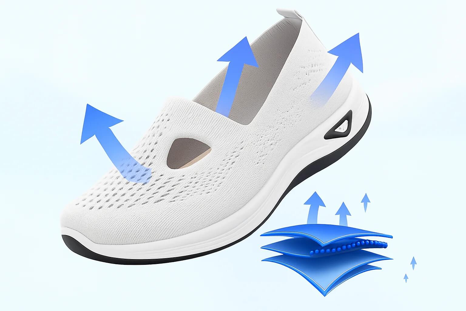 Atmungsaktiver Schuh