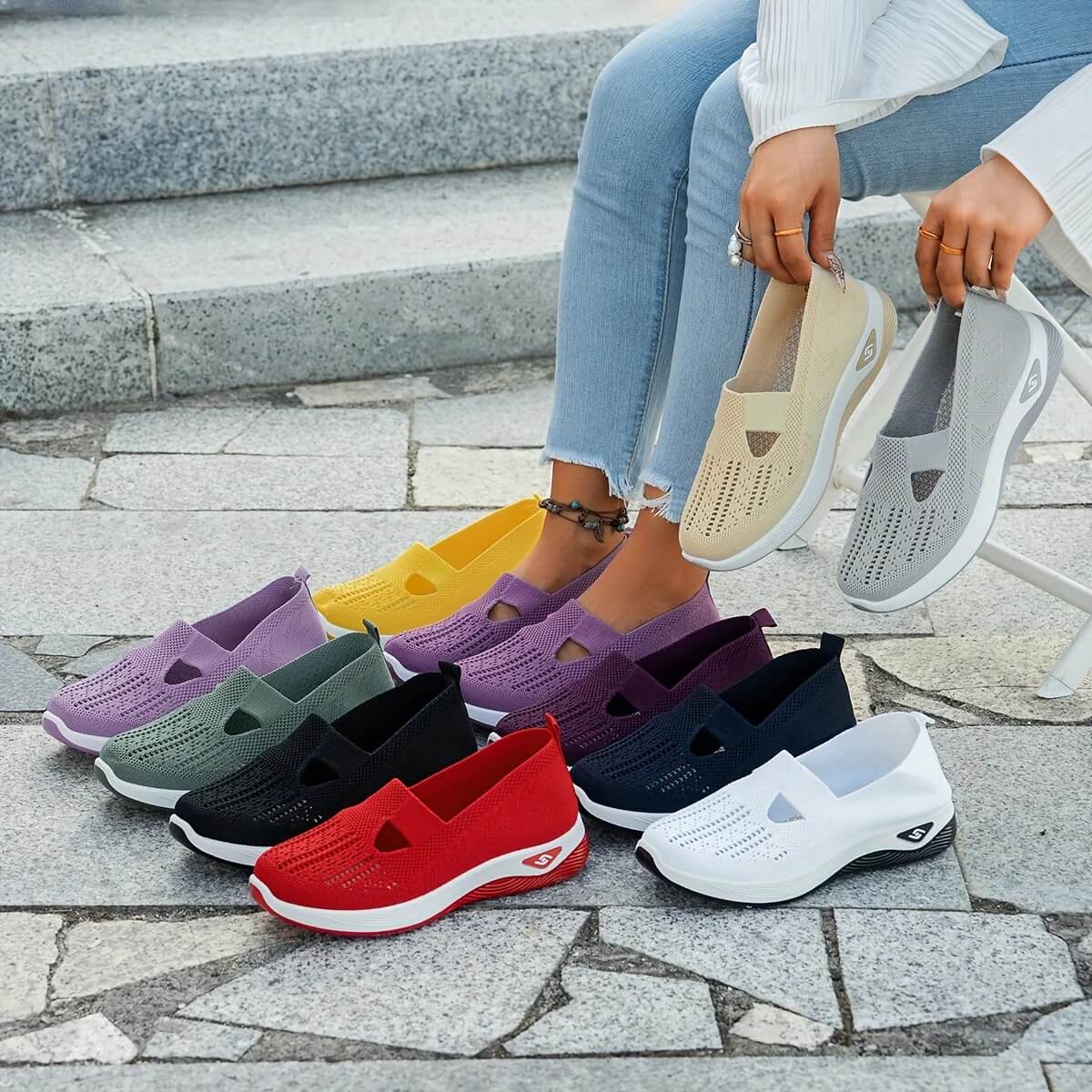 Verschiedene Farben der Schuhe