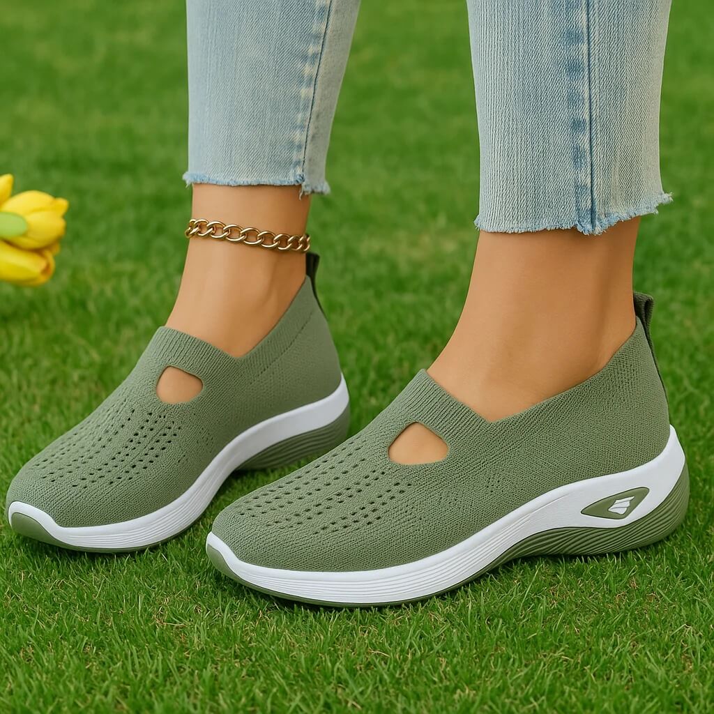 Grüne Schuhe