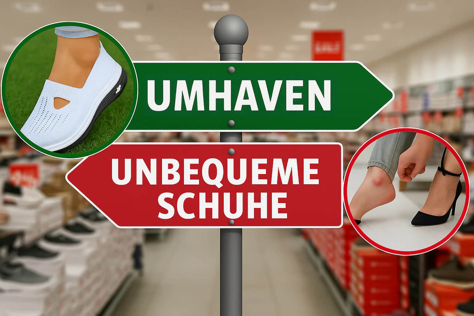 UMHAVEN vs Unbequeme Schuhe